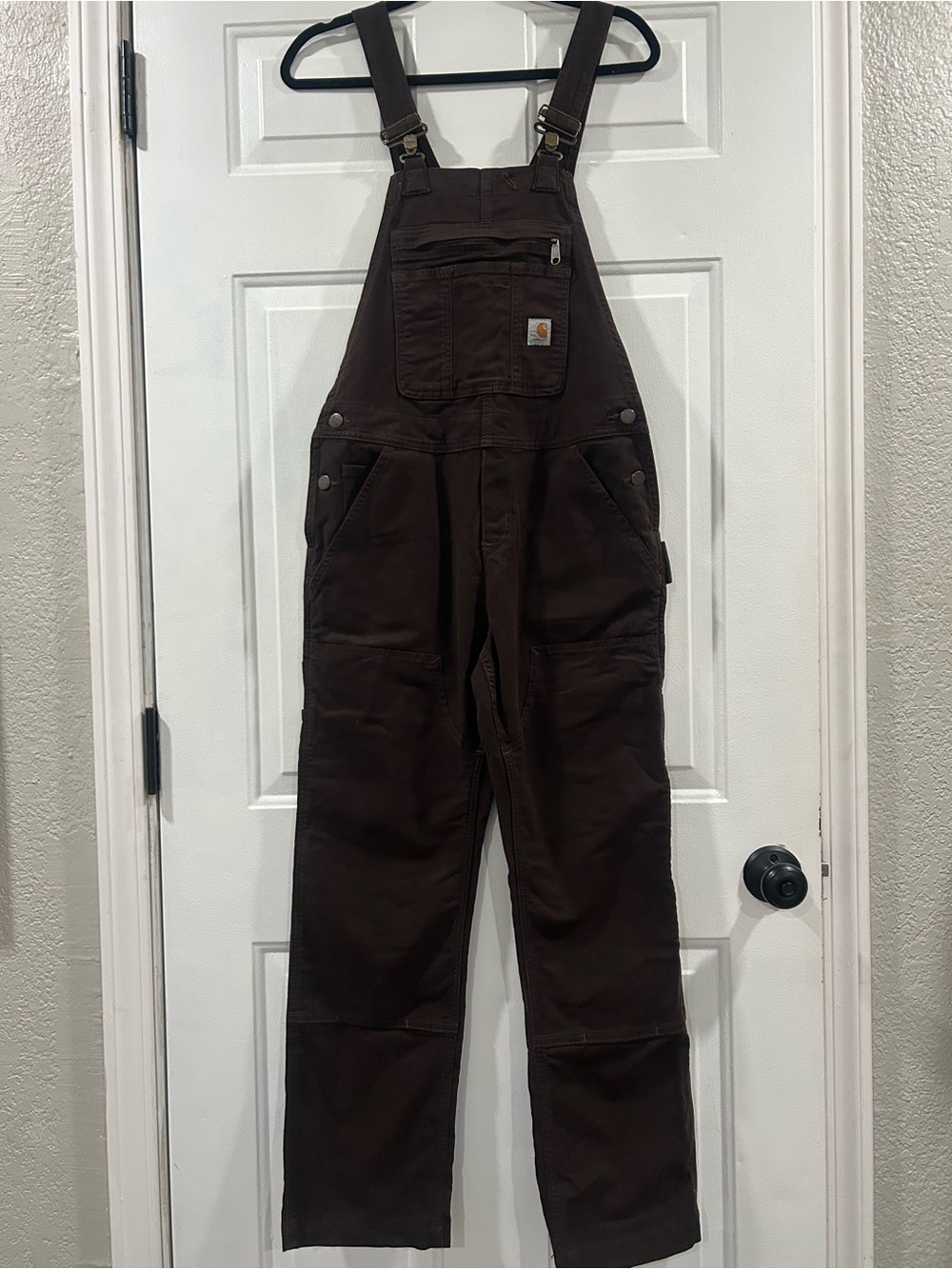 Carhartt Dark Brown loose fit Overalls